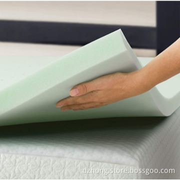 3" Green Tea Memory Foam Topper Full